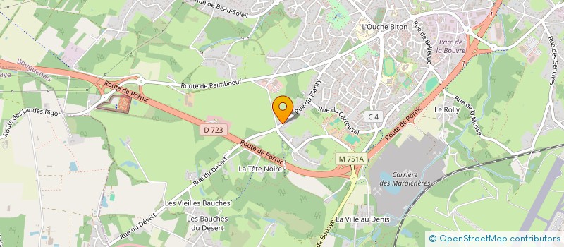 localisation de l'entreprise TD IMMO à BOUGUENAIS