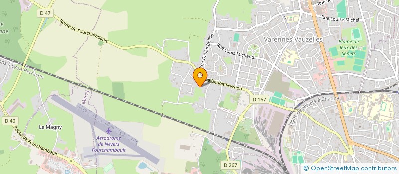 localisation de l'entreprise TD INVEST 58 à VARENNES-VAUZELLES