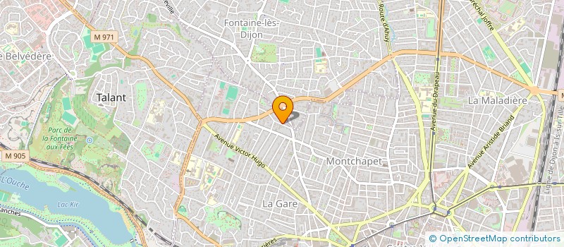 localisation de l'entreprise TD INVEST  DIJON