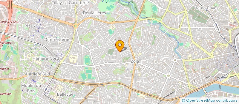 localisation de l'entreprise TD INVEST à NANTES