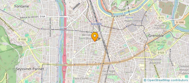 localisation de l'entreprise TD INVESTISSEMENT  GRENOBLE