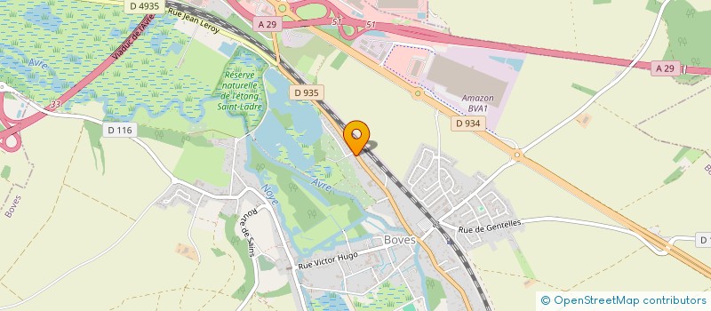 localisation de l'entreprise TD PATRIMOINE  BOVES