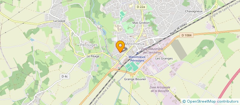localisation de l'entreprise TD RENOV à MEXIMIEUX