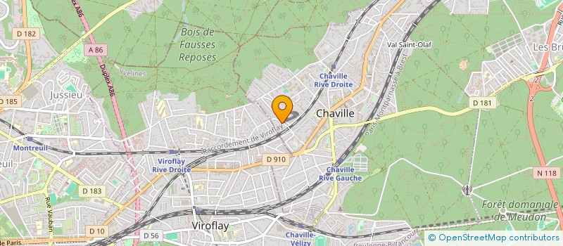 localisation de l'entreprise TD SYSTEM à CHAVILLE