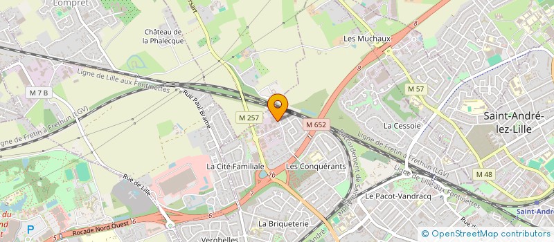 localisation de l'entreprise TD01 à LAMBERSART