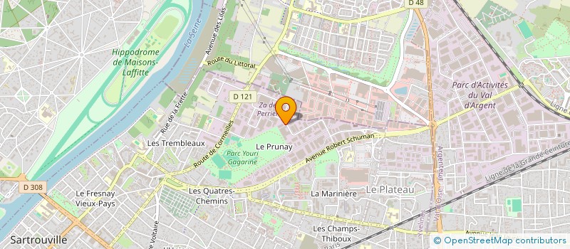 localisation de l'entreprise TD2A à SARTROUVILLE