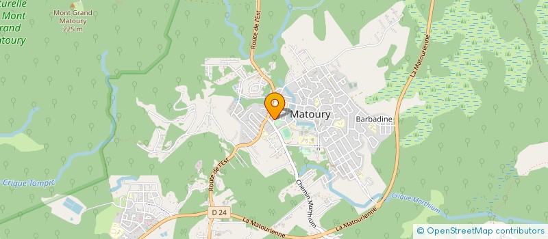 localisation de l'entreprise TD2E à MATOURY