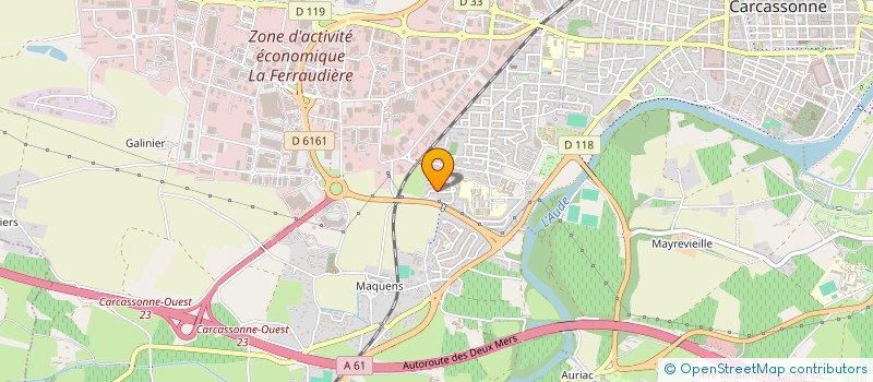 localisation de l'entreprise TD9 à CARCASSONNE