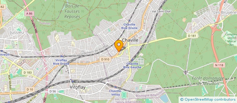 localisation de l'entreprise TD92-JV à VERSAILLES