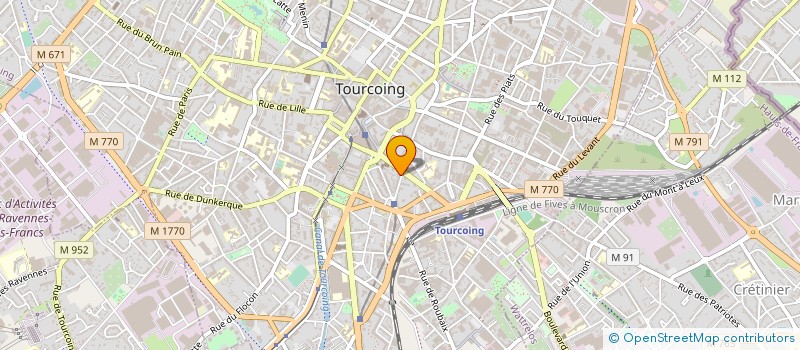 localisation de l'entreprise TDA EMPLOI à TOURCOING