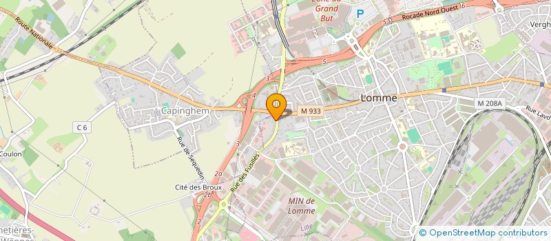 localisation de l'entreprise TDA IMMO à LILLE