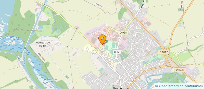 localisation de l'entreprise TDA PERONNE  PERONNE