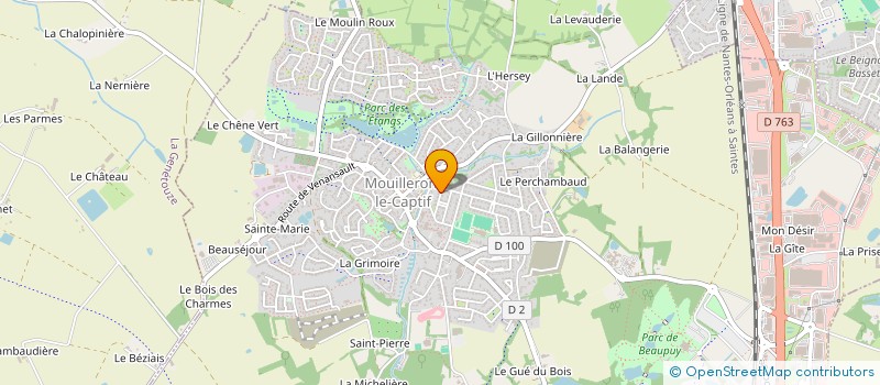 localisation de l'entreprise TDA SCI à MOUILLERON-LE-CAPTIF