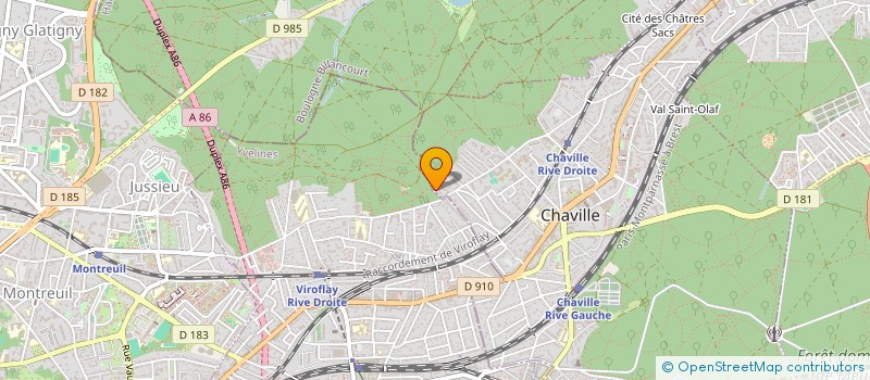 localisation de l'entreprise TDAC IMMOBILIER  CHAVILLE