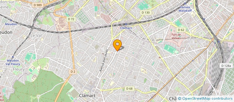 localisation de l'entreprise TDAH  CLAMART