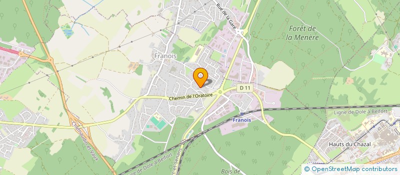 localisation de l'entreprise TDAH & DYS EN FRANCHE-COMTE  FRANOIS