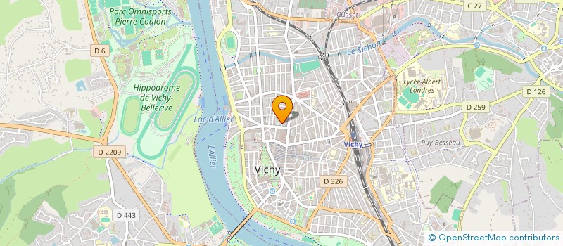 localisation de l'entreprise TDAH FRANCE: COMPRENDRE & AGIR à VICHY