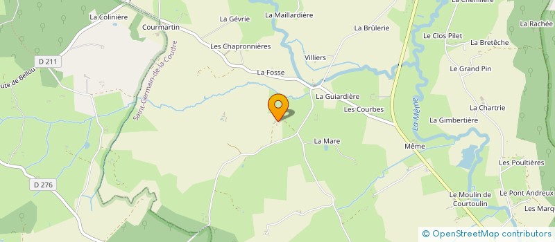 localisation de l'entreprise TDAM ADVISORY à SAINT-GERMAIN-DE-LA-COUDRE