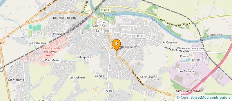 localisation de l'entreprise TDASL  SAINT-SULPICE-LA-POINTE