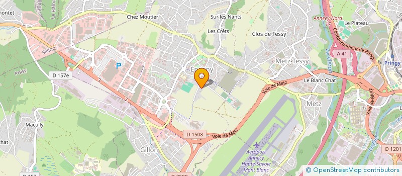 localisation de l'entreprise TDB  EPAGNY METZ-TESSY