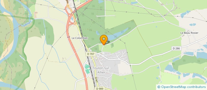 localisation de l'entreprise TDB  TOULON-SUR-ALLIER