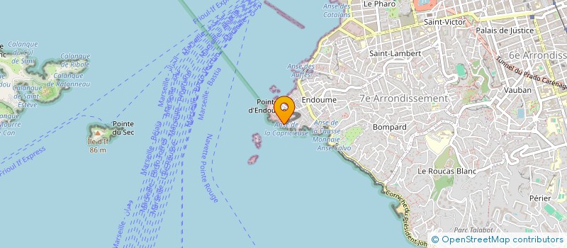 localisation de l'entreprise TDB CALANCA à MARSEILLE 7