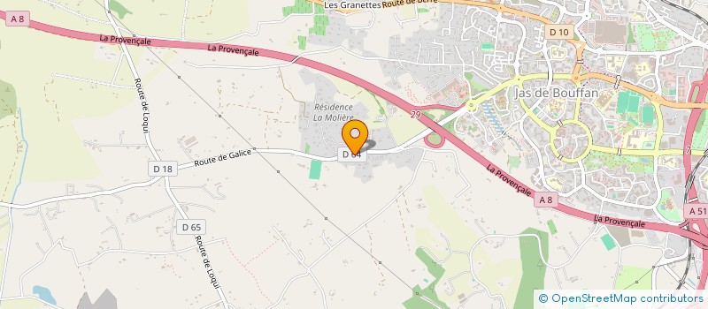 localisation de l'entreprise TDB PALUDS à AIX-EN-PROVENCE