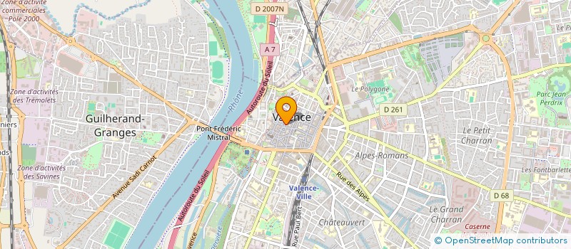 localisation de l'entreprise TDC à VALENCE