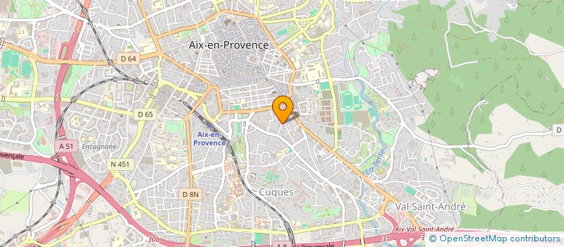 localisation de l'entreprise TDC à AIX-EN-PROVENCE