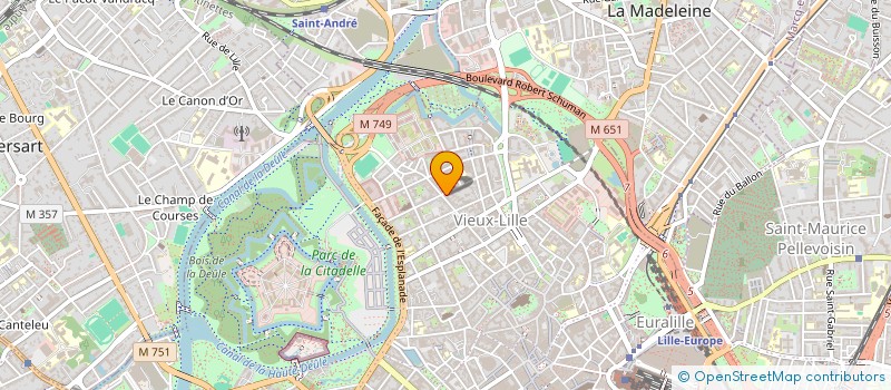 localisation de l'entreprise TDC à LILLE