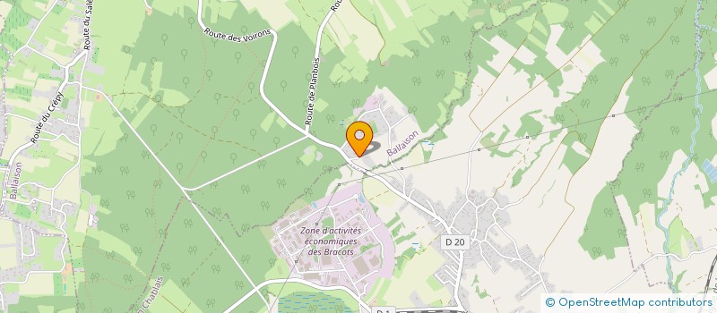localisation de l'entreprise TDC PNEUS  BALLAISON