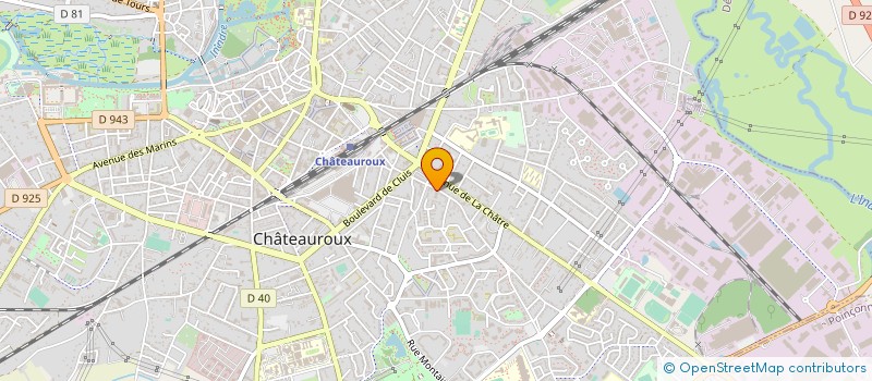 localisation de l'entreprise TDC PRODUCTIONS à CHATEAUROUX