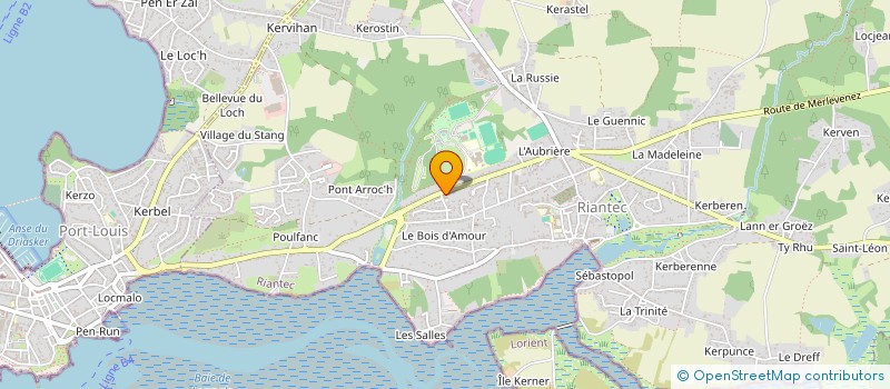 localisation de l'entreprise TDCM à RIANTEC