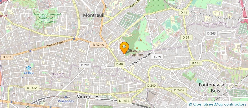 localisation de l'entreprise TDCONSEIL à MONTREUIL