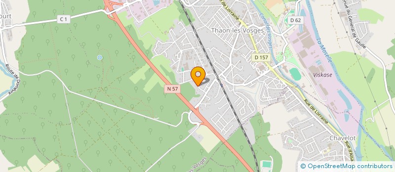 localisation de l'entreprise TDD  THAON-LES-VOSGES