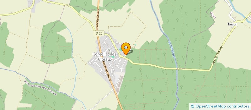 localisation de l'entreprise TDE  CORCELLES-LES-CITEAUX