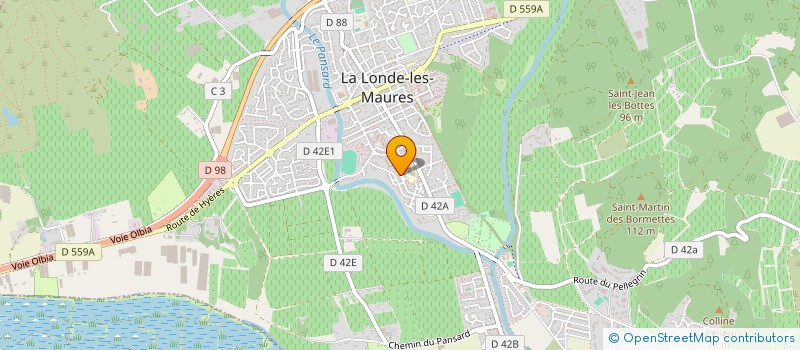 localisation de l'entreprise TDE  LA LONDE LES MAURES