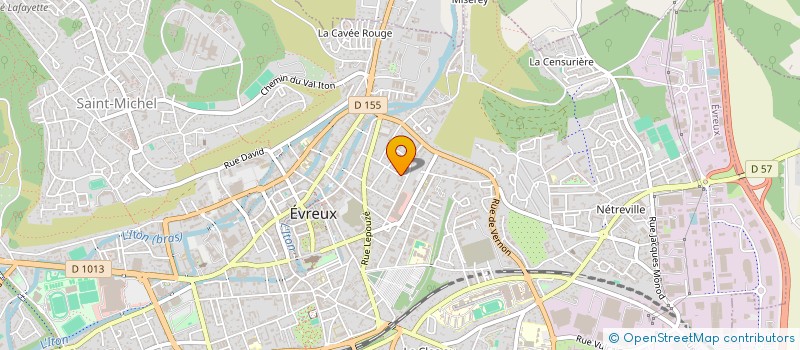 localisation de l'entreprise TDE à EVREUX