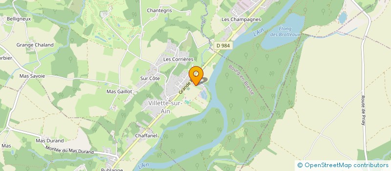 localisation de l'entreprise TDE à VILLETTE-SUR-AIN