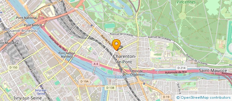 localisation de l'entreprise TDE  CHARENTON-LE-PONT