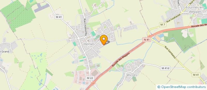 localisation de l'entreprise TDE CONSEILS  HERLIES