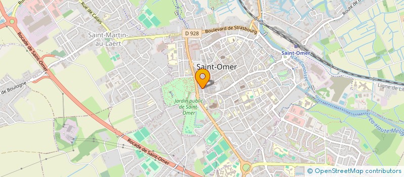 localisation de l'entreprise TDE DIFFUSION  SAINT-OMER