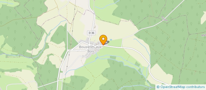 localisation de l'entreprise TDE TRAVAUX PUBLICS à BOUXIERES-AUX-BOIS