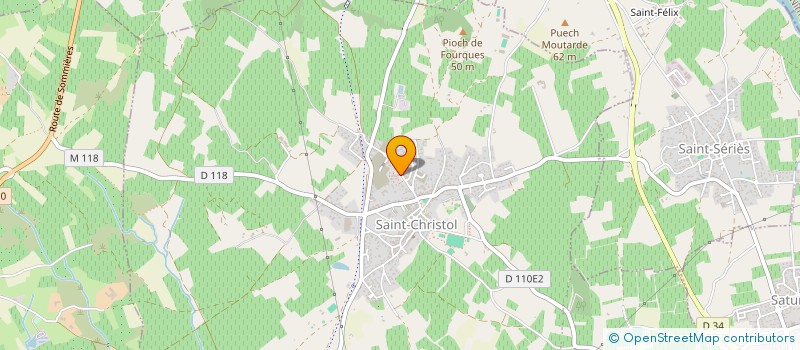 localisation de l'entreprise TDF BACCHUS  ENTRE-VIGNES