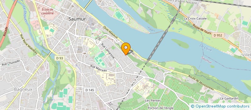 localisation de l'entreprise TDF SAUMUR  SAUMUR