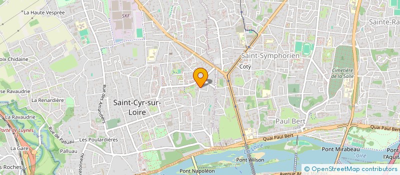 localisation de l'entreprise TDF SUD OUEST  SAINT CYR SUR LOIRE