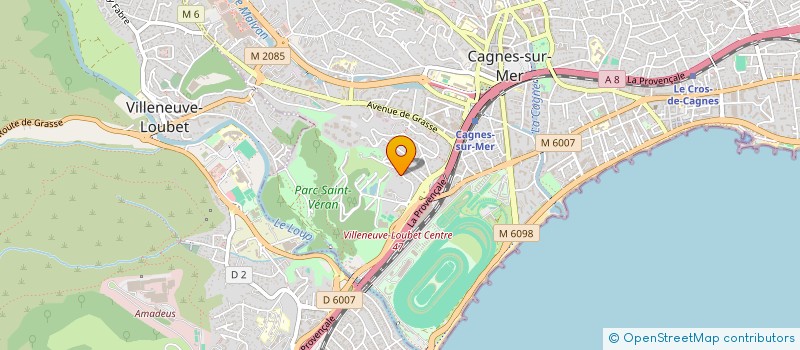 localisation de l'entreprise TDF TRAVAUX DE FACADES à CAGNES-SUR-MER