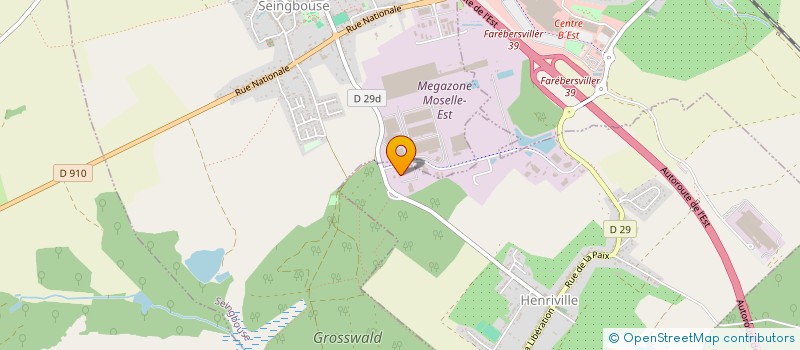 localisation de l'entreprise TDF TUYAUTERIE DE FRANCE à HENRIVILLE