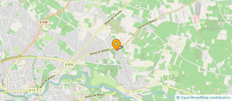 localisation de l'entreprise TDFG  SORGUES