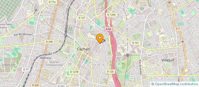 localisation de l'entreprise TDFI à CACHAN
